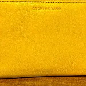 Yellow Lucky Brand Wallet